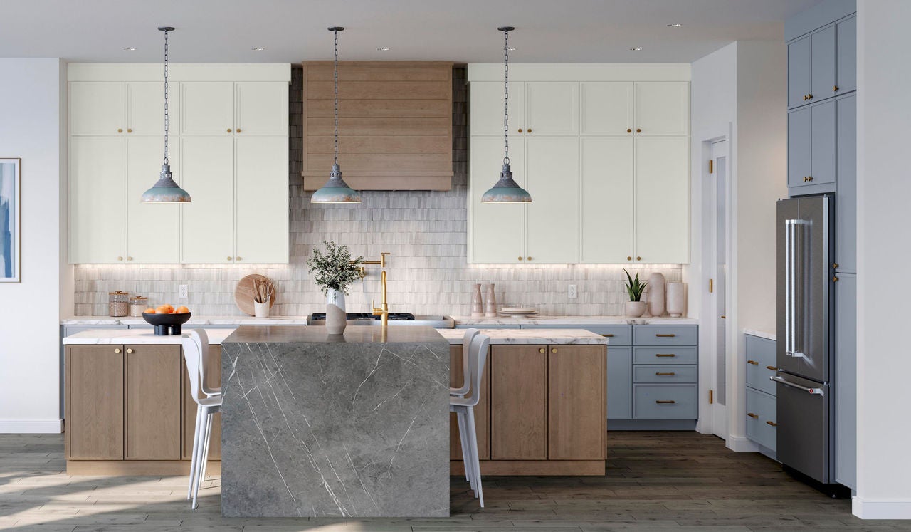 A Guide to Using More Than One Cabinet Finish in A Kitchen Design