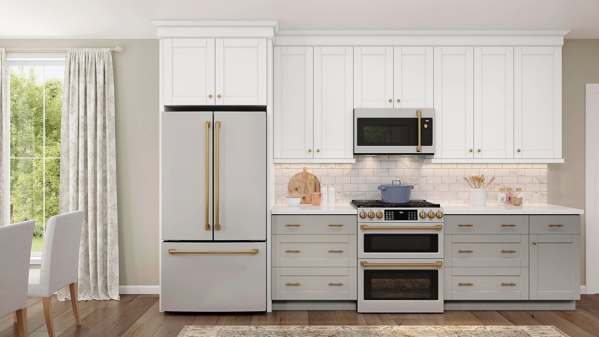 White Shaker Kitchen- 1951 Progressions